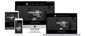 Ib sports dreams website mockup all-devices-white